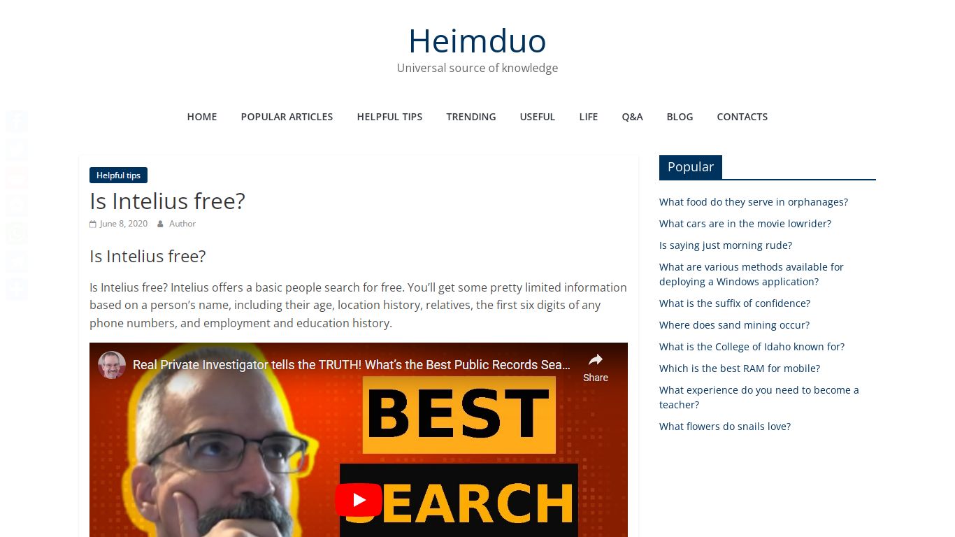 Is Intelius free? – Heimduo